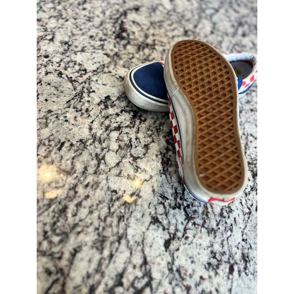VANS men’s size 6 red white and blue - Picture 10 of 13